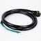 Dr Infrared Heater 9 Feet 50A Power Cord with NEMA 6-50P Plug Open End with Eyelet 6-2 Gauge UL listed, Black DR-PS101 - alternate 3